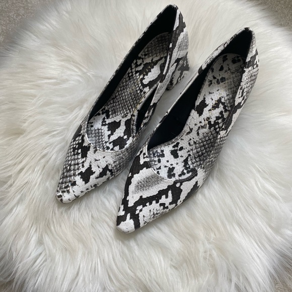 Zara snake print block heels - Picture 2 of 5